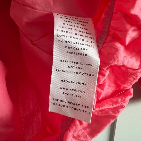 AYR Midsummer top in Pink, M, EUC, Japanese Crinkle Cotton - Picture 5 of 5